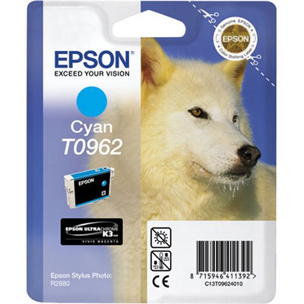 EPSON T0962 CYAN COMPATIBLE INK