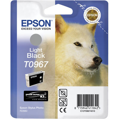EPSON T0967 LIGHT BLACK INK ID:180