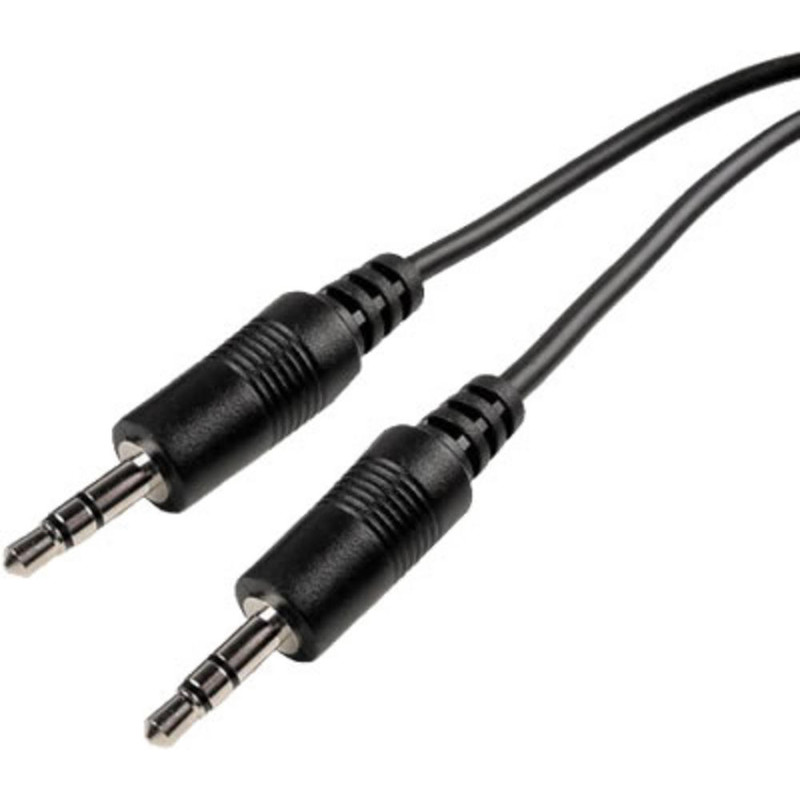 AUDIO CONNECTION JACK 3.5mm - 5M PA-895 BLACK