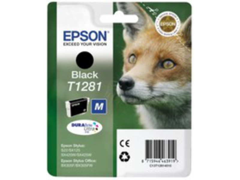 Epson T1281 Ink Cartridge - Black