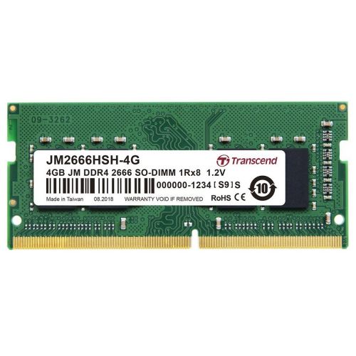 RAM FOR LAPTOP TRANSCEND 4GB DDR4