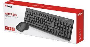 TRUST WIRELESS KEYBOARD SET WITH MOUSE ZIVA