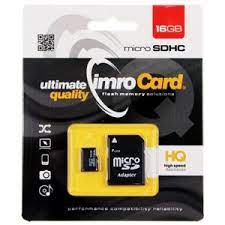 IMRO MICROSDHC 16GB MEMORY CARD