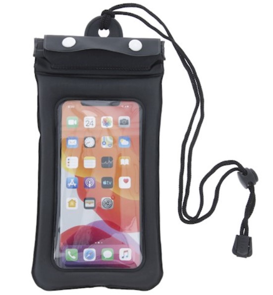 WATERPROOF ZIPPED CASE 6.5-6.8\" BLACK

