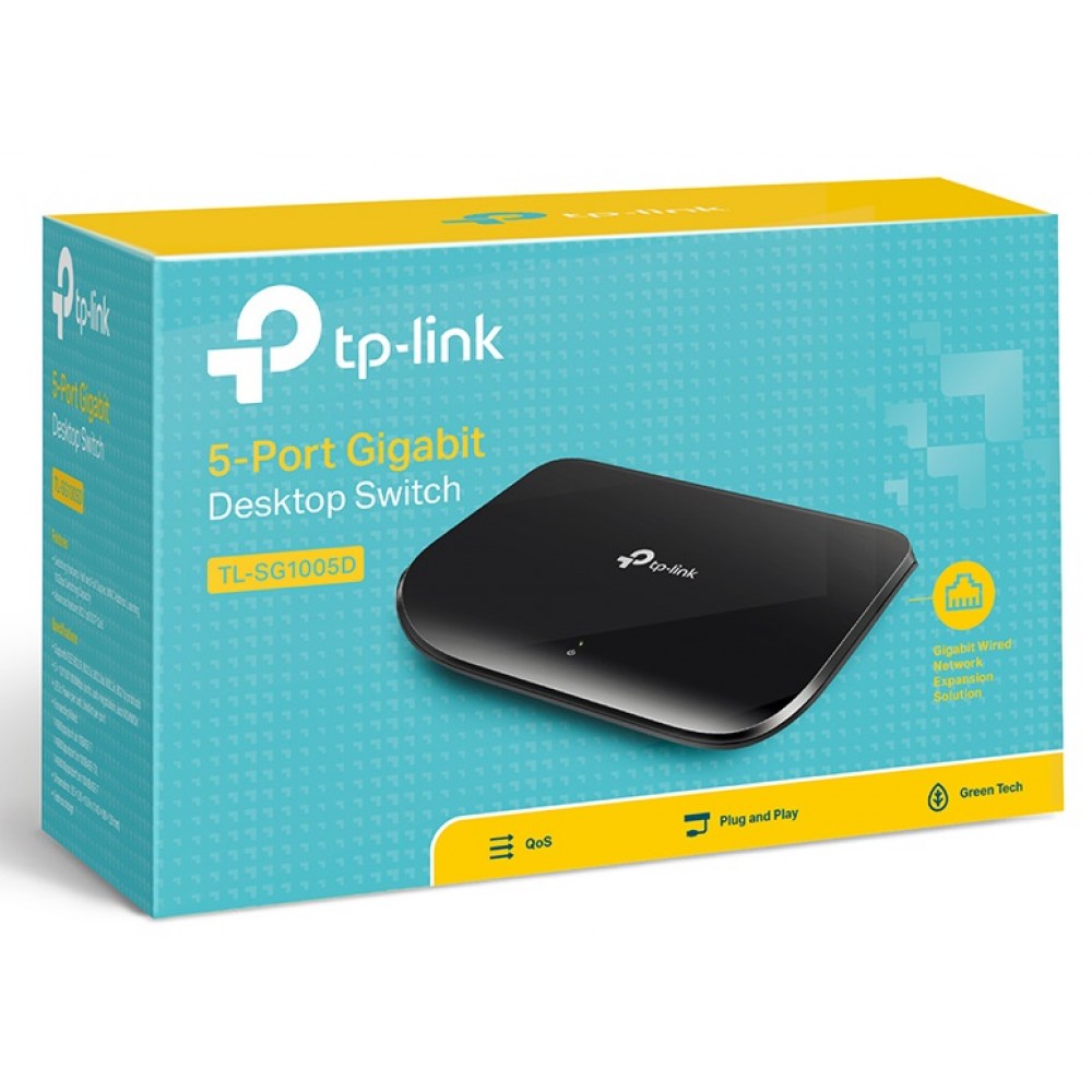 TP-LINK TL-SG1005D 5port GIGABIT ETHERNET SWITCH 
