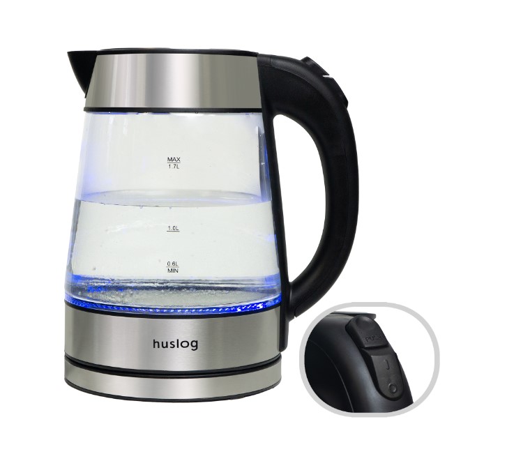 HUSLOG GLASS KETTLE 1.7L