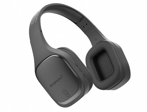 SonicGear Airphone VII Bluetooth Headphones Black Gray
