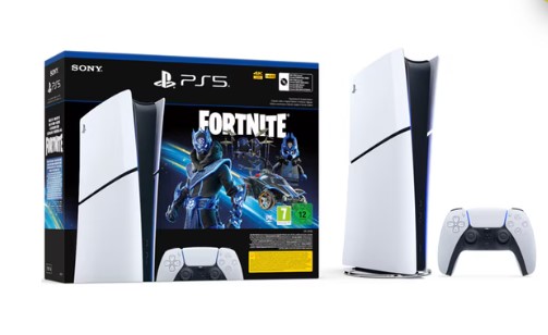 Sony PlayStation 5 Digital Edition Slim Fortnite Cobalt Star Bundle
