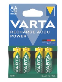 Varta Rechargeable AA Batteries 2600mah 4pcs	