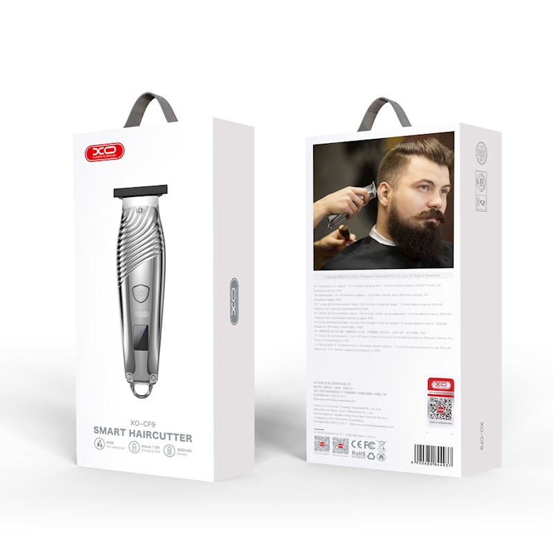 XO cordless hair clipper CF9 gray