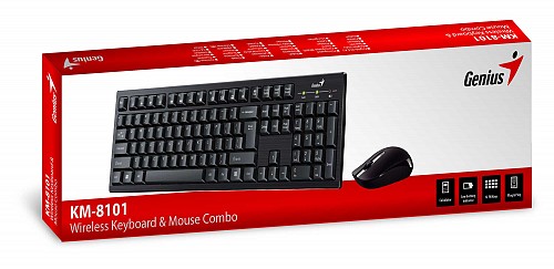 Genius Keyboard-Mouse Set Wireless KM-8101 Greek
